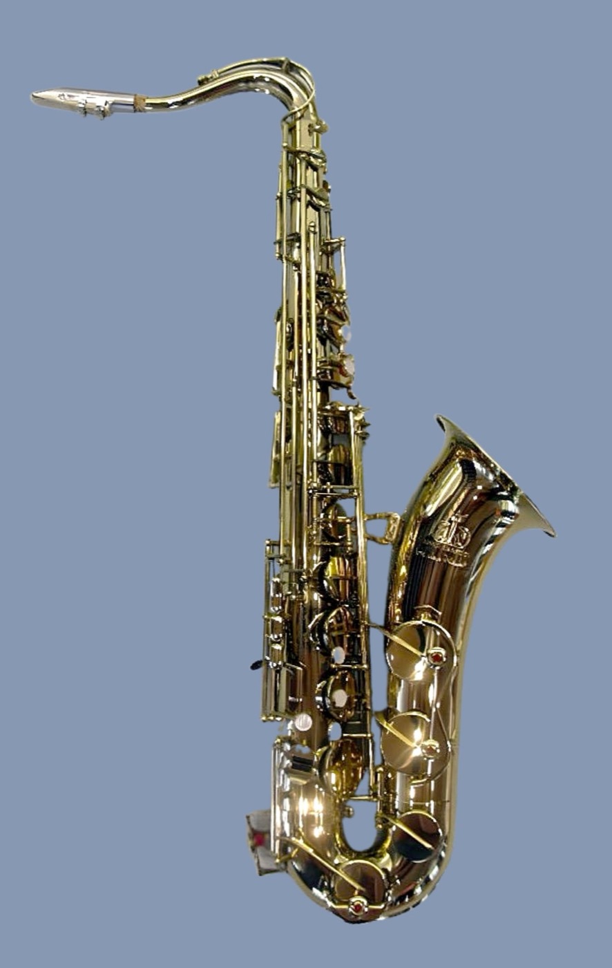 The Amati-Kraslice tenor saxophone gifted by Václav Havel to Bill Clinton in 1994 — held by the William J. Clinton Presidential Library