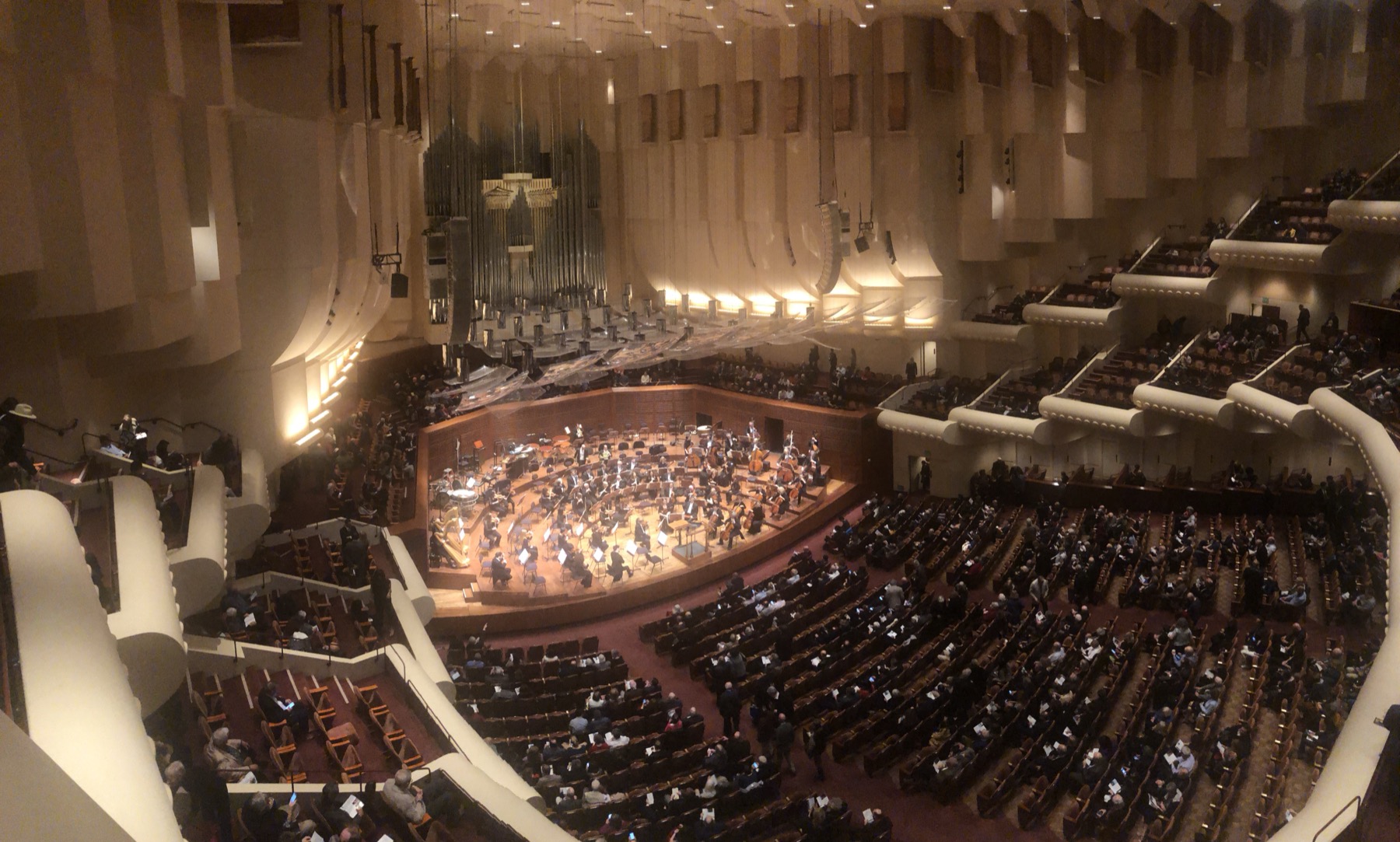 Davies Symphony Hall, San Francisco — interior