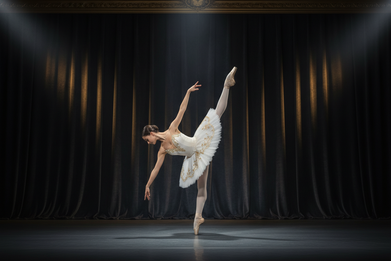 Ballet performance on stage