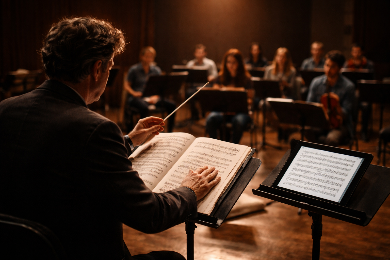 TGC conductor leading a masterclass