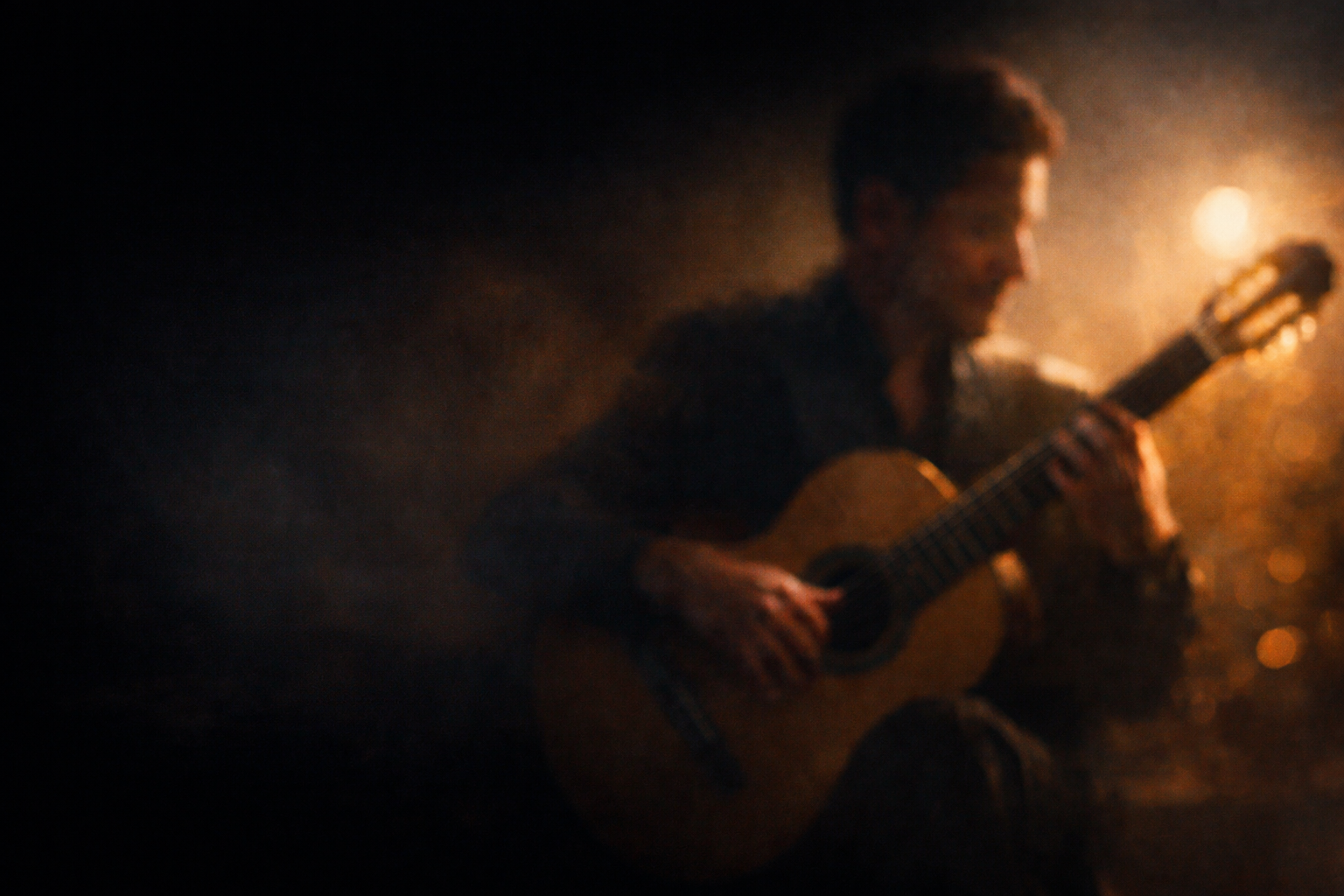 Musician performing